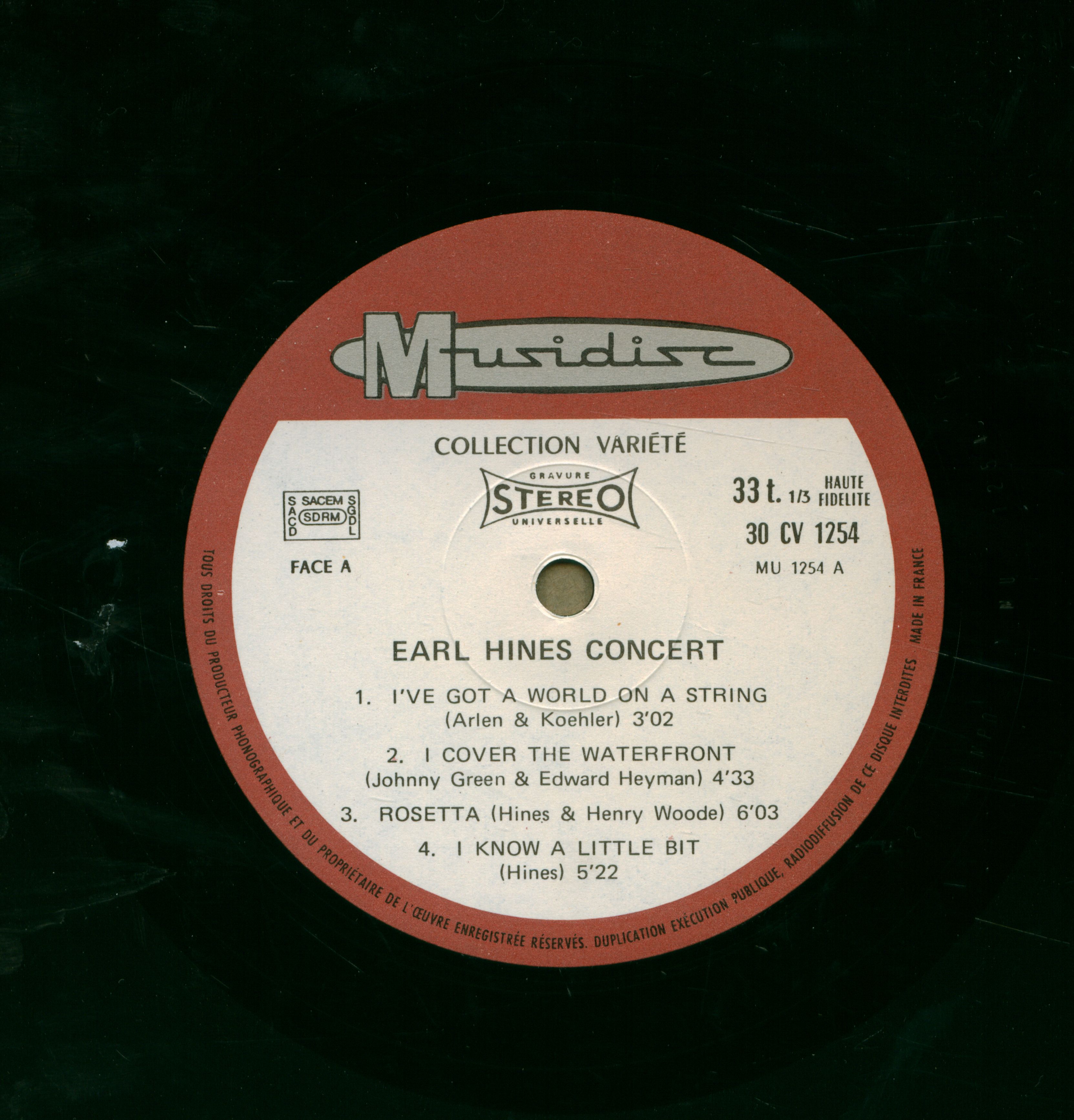 Earl Hines concert [Hangfelvétel]